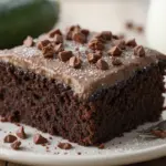 Chocolate Zucchini Cake With Milk