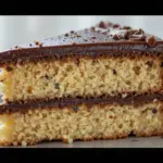 Slice Of Cake With Chocolate Frosting