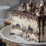 Oreo Ice Cream Cake With Chocolate Ganache