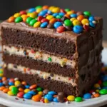 Chocolate Layer Cake With M&M's