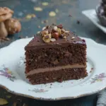 Chocolate Forest Cake With Mushrooms