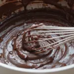 Chocolate Cake Batter With Whisk