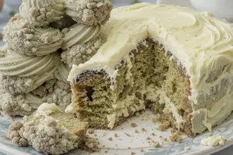 Matcha Chocolate Cake With Cream Cheese Frosting