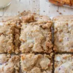 Apple Cinnamon Blondies With Maple