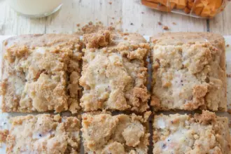 Apple Cinnamon Blondies With Maple