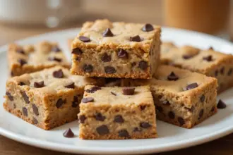 Blondies With Chocolate Chips