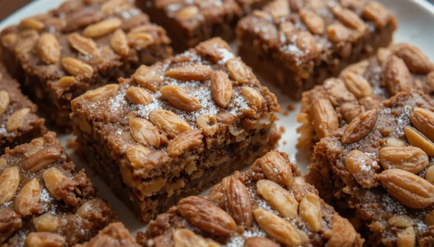Homemade Blondies With Nuts