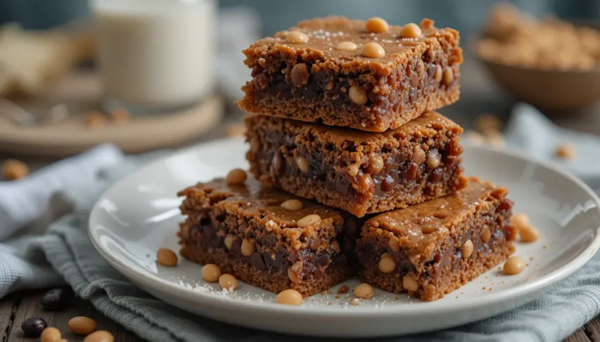 Vegan Blondies With Beans