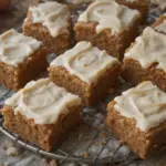Apple Blondies With Brown Sugar Frosting