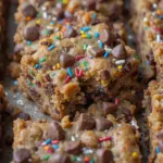 Chocolate Chip Blondies With Sprinkles