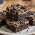 Oreo Blondies With Oreo Cookie Crust