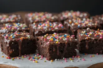 Brownies With Sprinkles