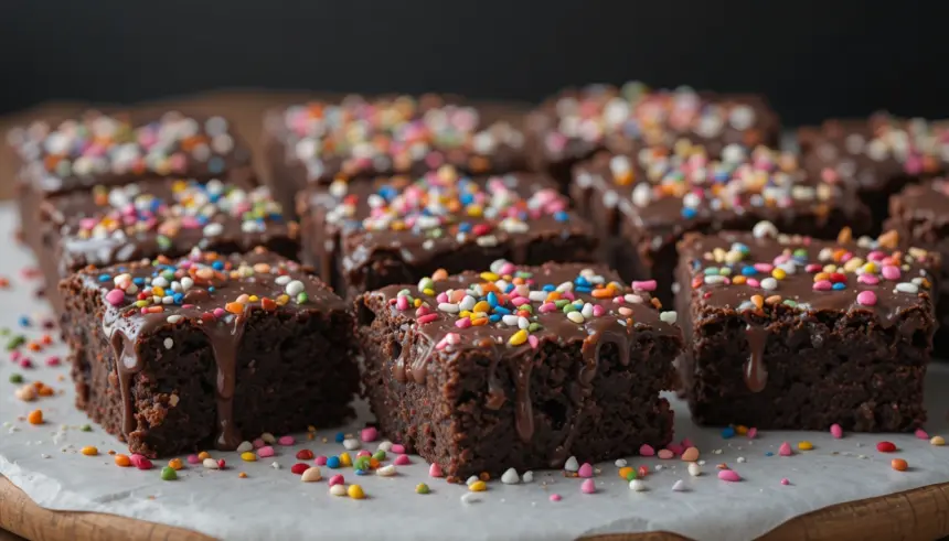 Brownies With Sprinkles