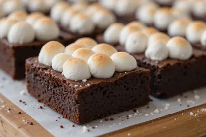 Brownies With Marshmallows On Top