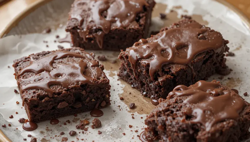Brownies With Melted Chocolate