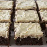 Homemade Brownies With Frosting