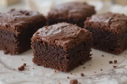 Brownies With Chocolate Frosting