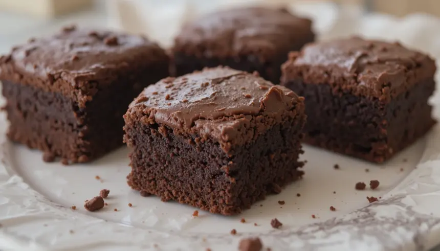 Brownies With Chocolate Frosting