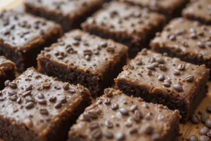 Mocha Brownies With Coffee Frosting