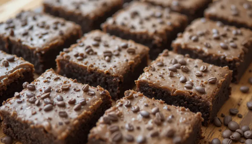 Mocha Brownies With Coffee Frosting