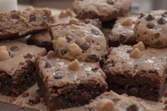 Brownies With Chocolate Chip Cookies