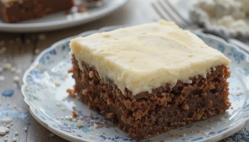 Buttermilk Brownies With Frosting