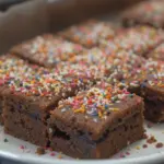 Brownies With Sprinkles On Top
