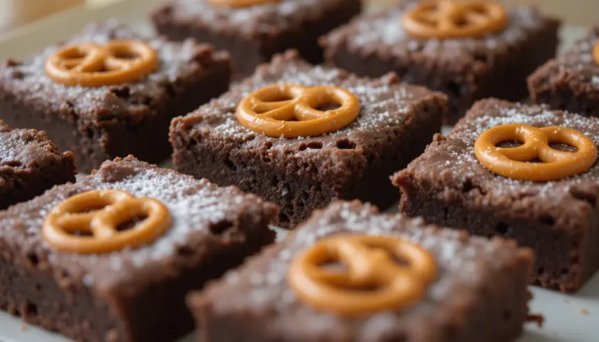 Brownies With Pretzels