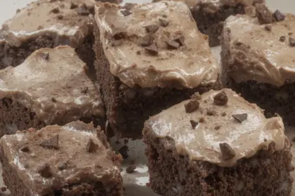 Chocolate Brownies With Frosting