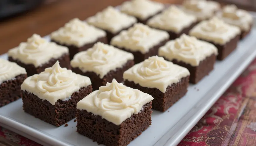 Brownies With Buttercream Frosting
