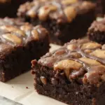 Turtle Brownies With Brownie Box Mix Recipe