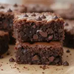 Brownies Made With Chocolate Chips