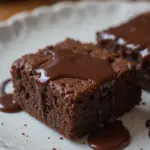 Brownies With Chocolate Syrup