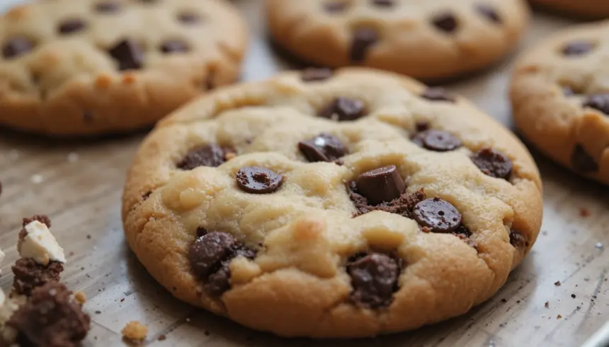 Chocolate Chip Cookies With Brownies