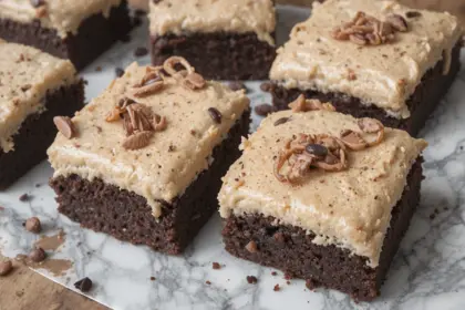 Brownies With Coffee Frosting