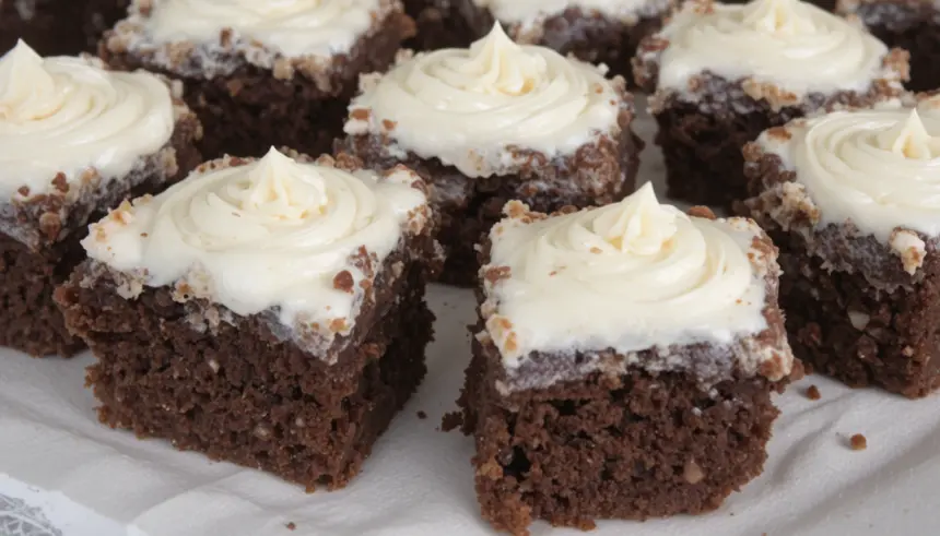 Brownies With White Frosting