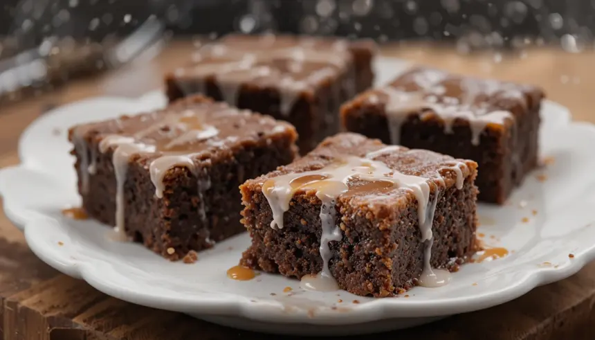 Brownies With Glaze