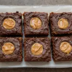 Chocolate Brownies With Peanut Butter