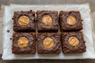 Chocolate Brownies With Peanut Butter