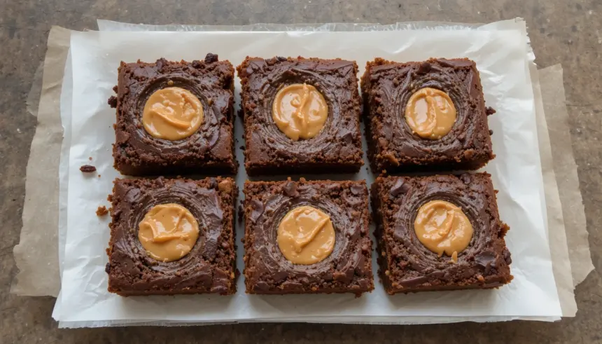 Chocolate Brownies With Peanut Butter