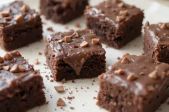 Brownies With Fudge On Top