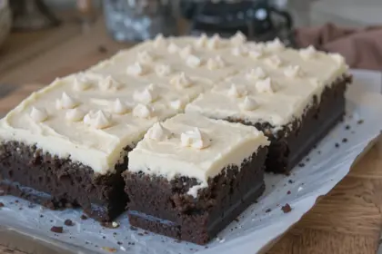 Fudgy Brownies With Frosting