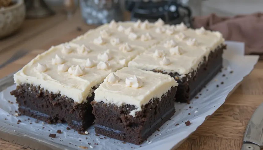 Fudgy Brownies With Frosting