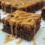 Brownies With Caramel Drizzle
