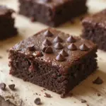 Chocolate Brownies With Chocolate Chips