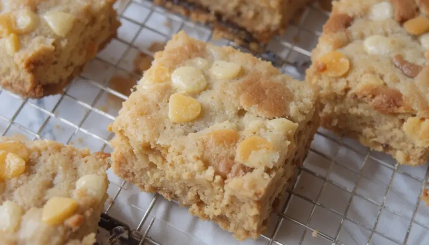 Blonde Brownies With Butterscotch Chips