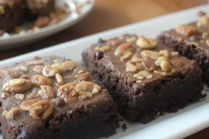 Homemade Brownies With Nuts