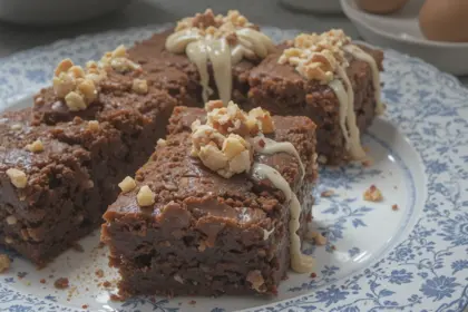 Homemade Brownies With Walnuts