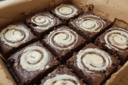 Box Brownies With Cream Cheese Swirl
