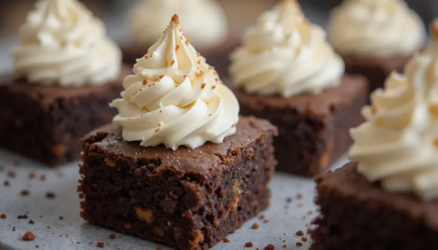 Brownies With Mousse